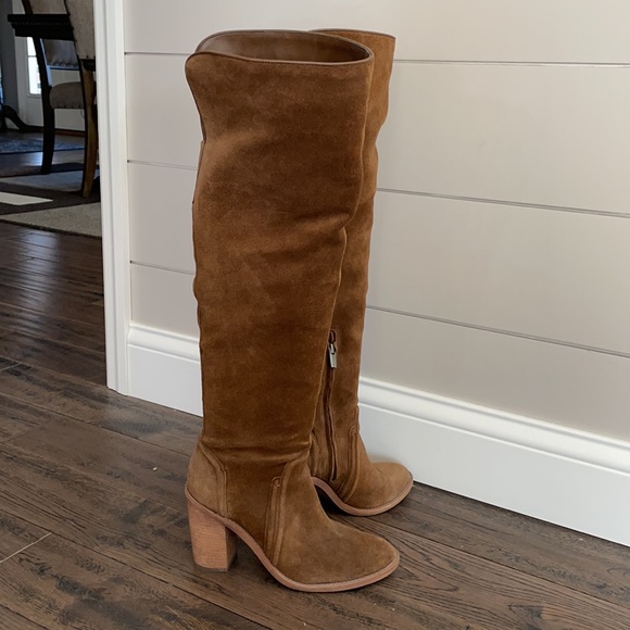Vince Camuto Over the Knee Suede Boot - Picture 6 of 7